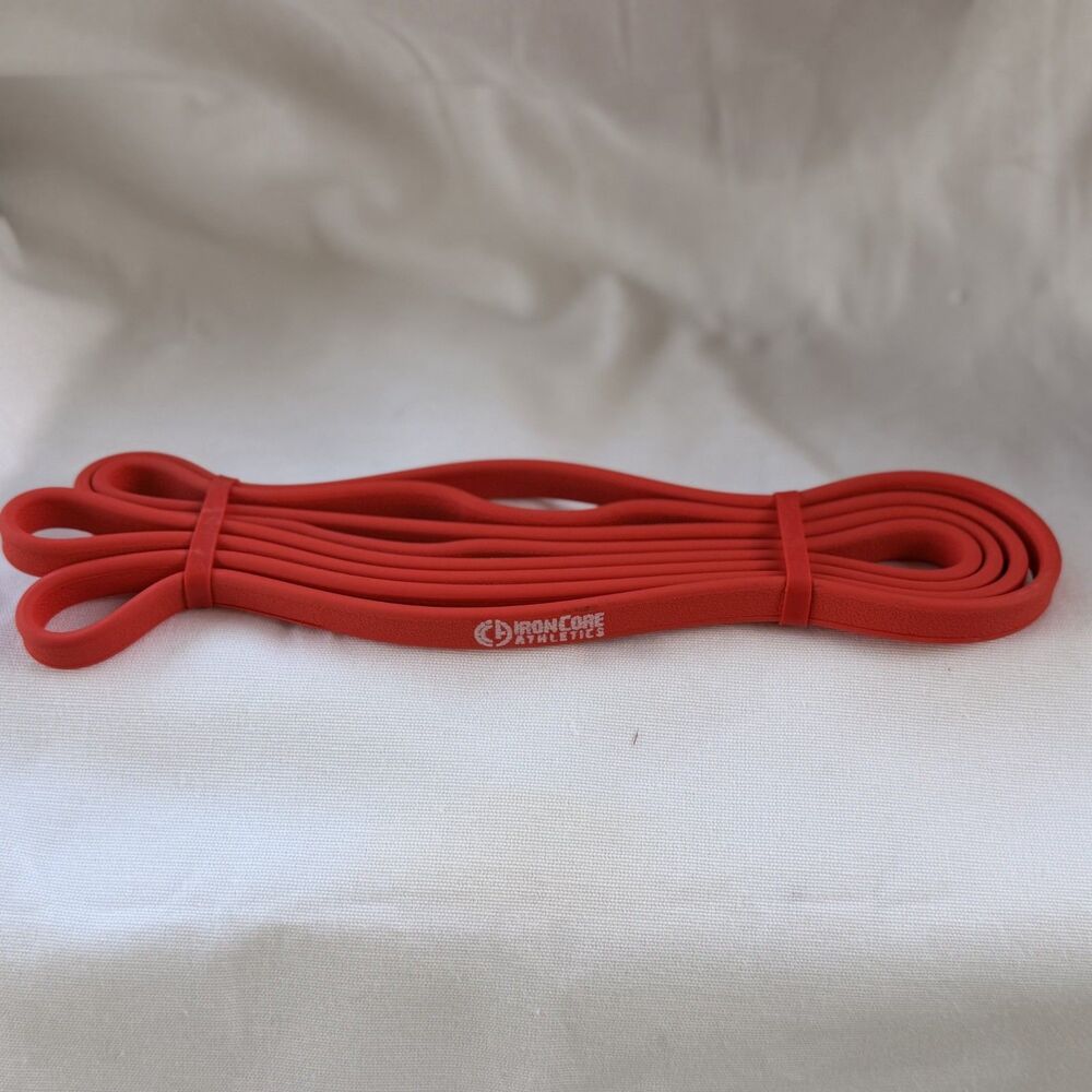 Iron Core Athletics Red Exercise Band Premium Resistance #2 - 10 - 35lb